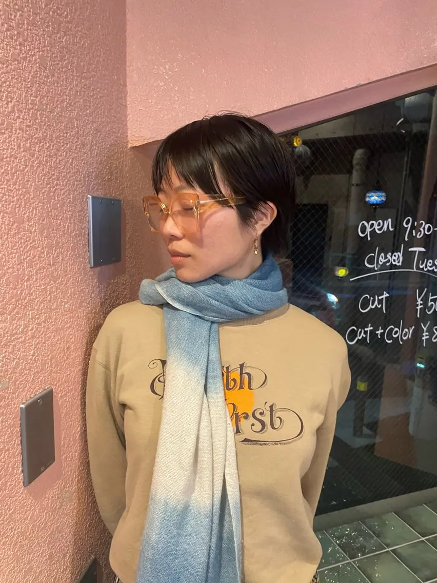 ショート 🫧カットモデル募 集中🫧momokaのヘアスタイル