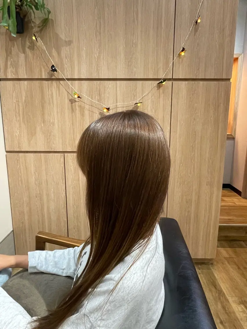 ロング カラー アッシュ アッシュブラウン ブラウンカラー ヘアカラー 菊田 瑞穂のヘアスタイル