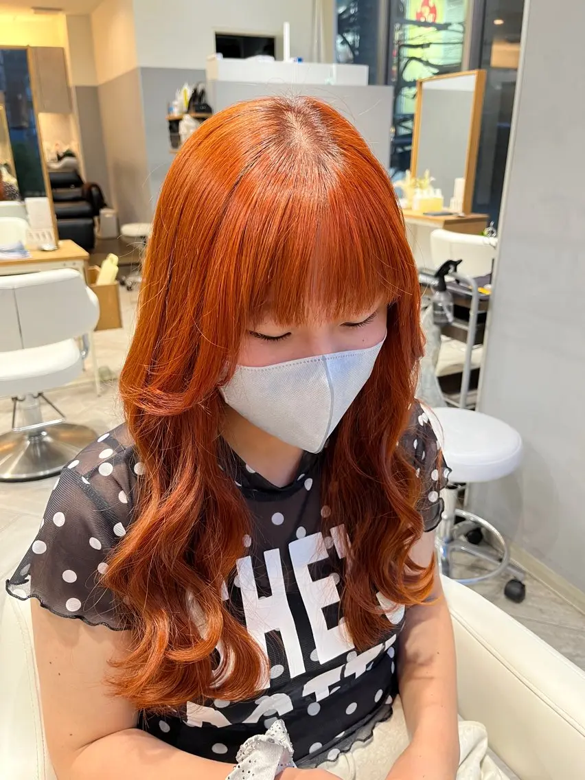 ロング ヘアカラー トリートメント AVANCE. chisatoのヘアスタイル