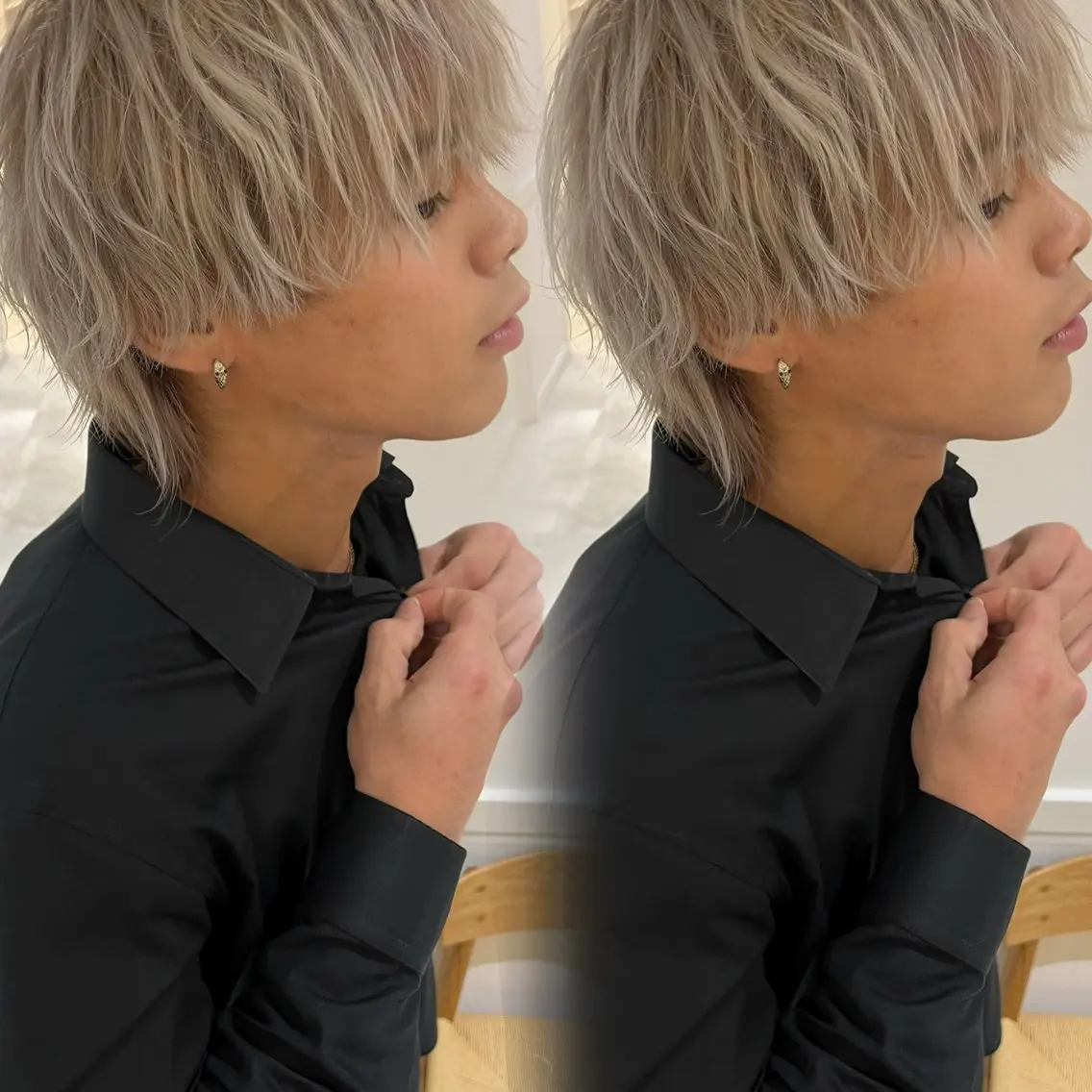 カラー メンズ メンズブリーチ ブリーチ 透明感カラー ダブルカラー 髪質改善 【ただの天才 🎨】のヘアスタイル