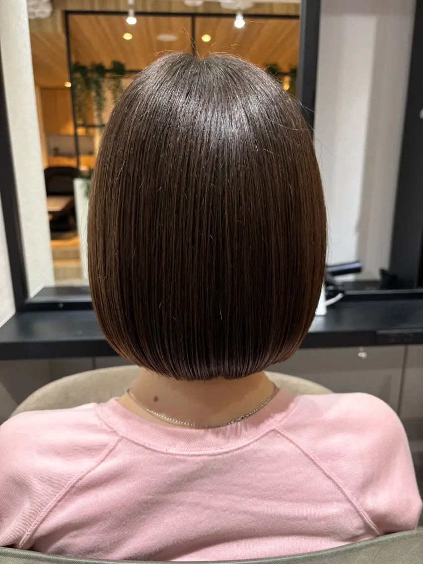ショート カット ✨似合わせボブ✨ 縮毛矯正のヘアスタイル