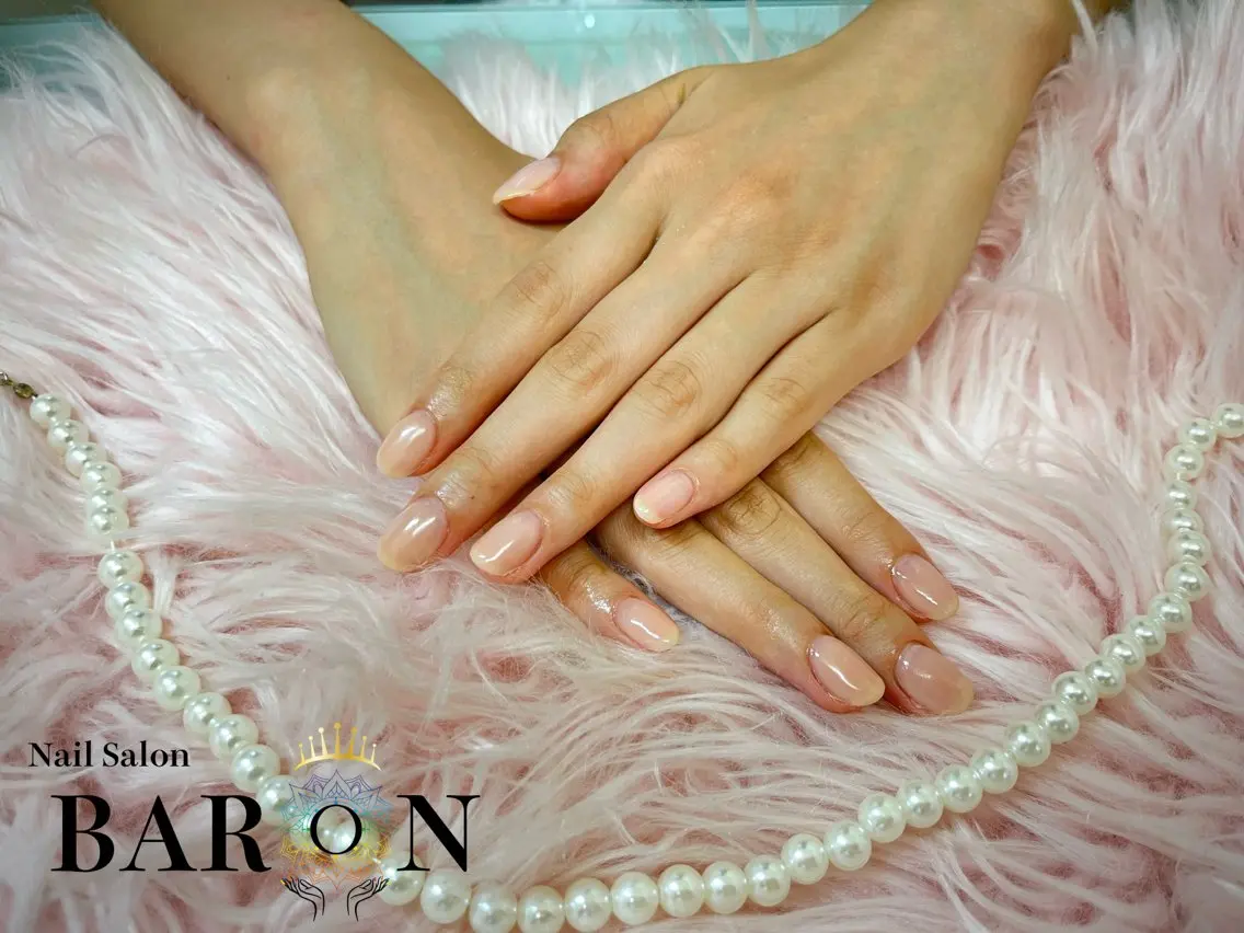 ネイル ワンカラーネイル ハンドネイル フットネイル BARON Harukaのネイルデザイン