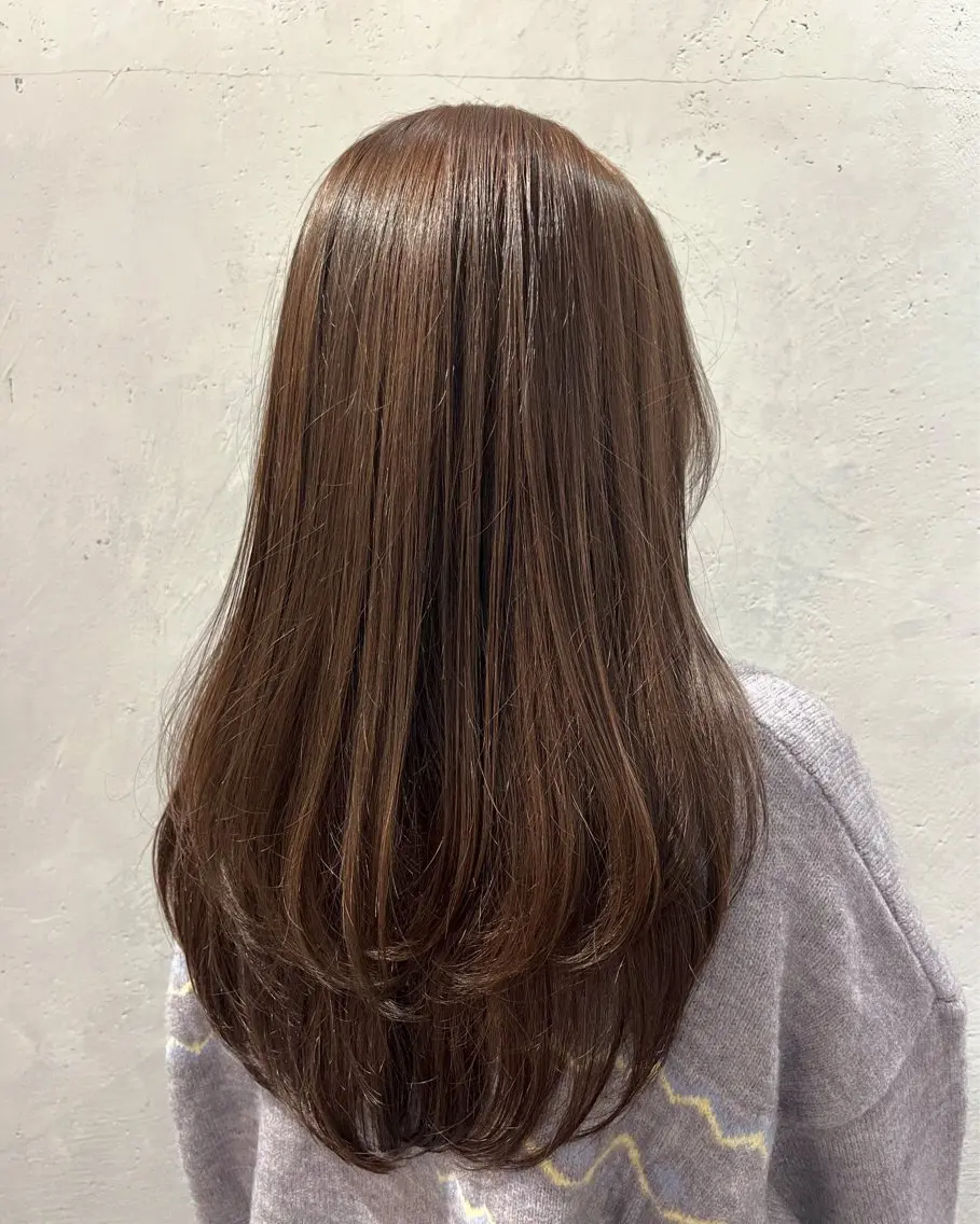 ロング レイヤーカット 坂本 寧々のヘアスタイル