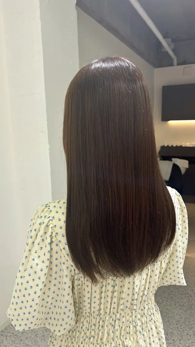 ロング カラー cher. 熊谷衣織のヘアスタイル