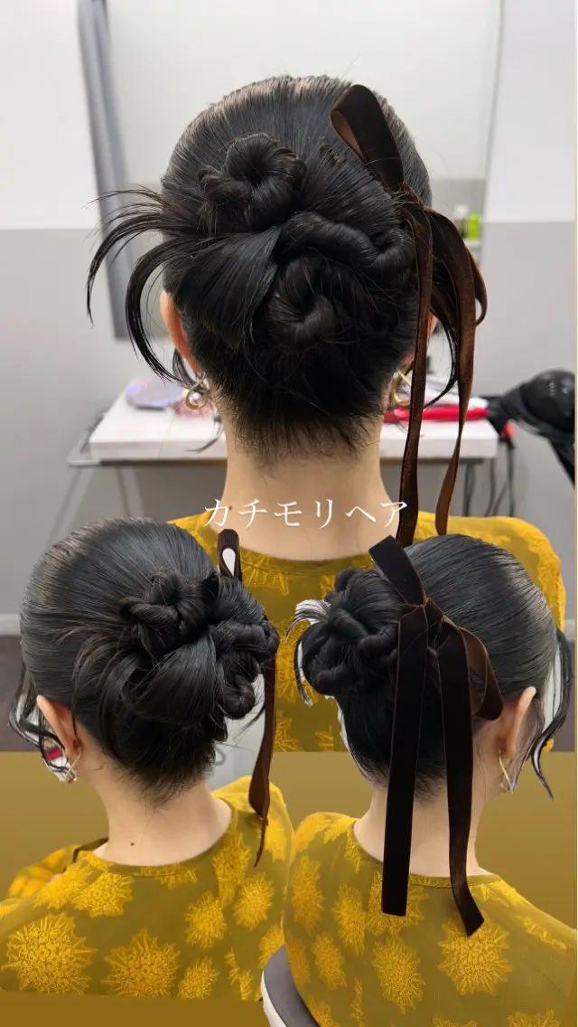 セミロング ヘアセット 薄田 珠美のヘアスタイル