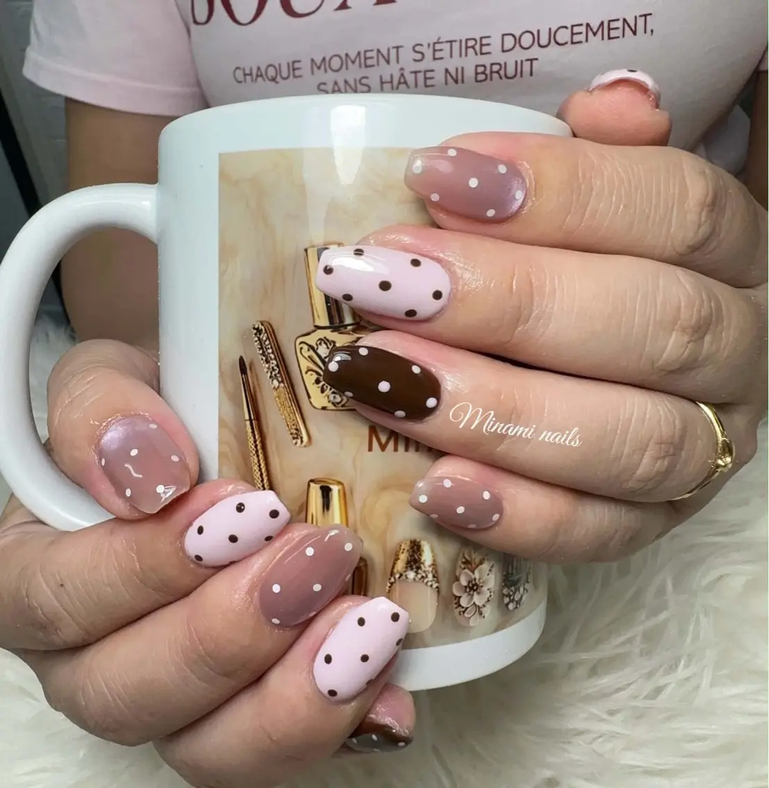 ネイル アートネイル ガーリー キラキラネイル 韓国ネイル マグネットネイル Minami Nailsのネイルデザイン