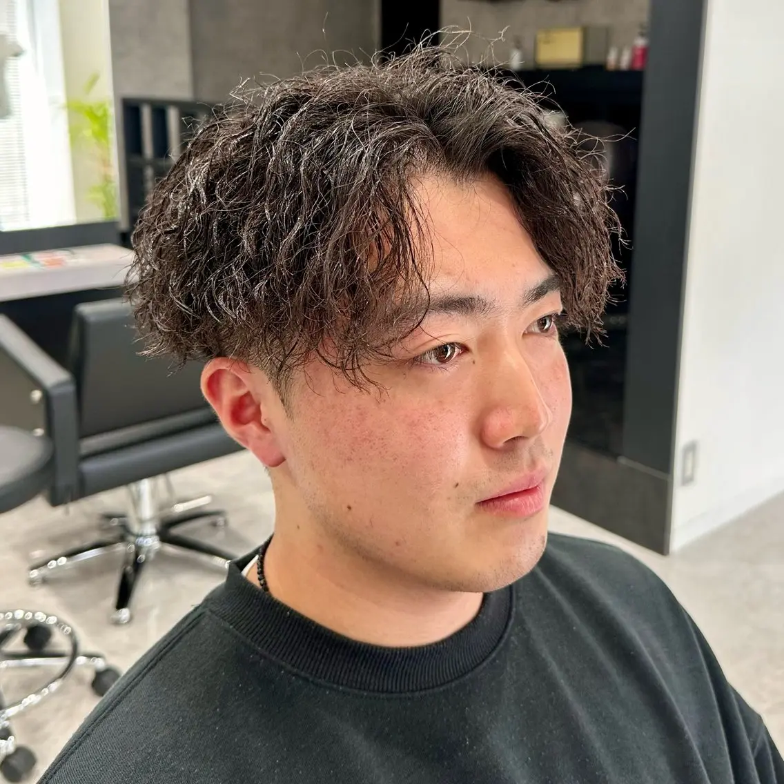 パーマ メンズ カット パーマ トリートメント ヘアセット 🌈メンズstyle 特化💫ひびき🌈のヘアスタイル