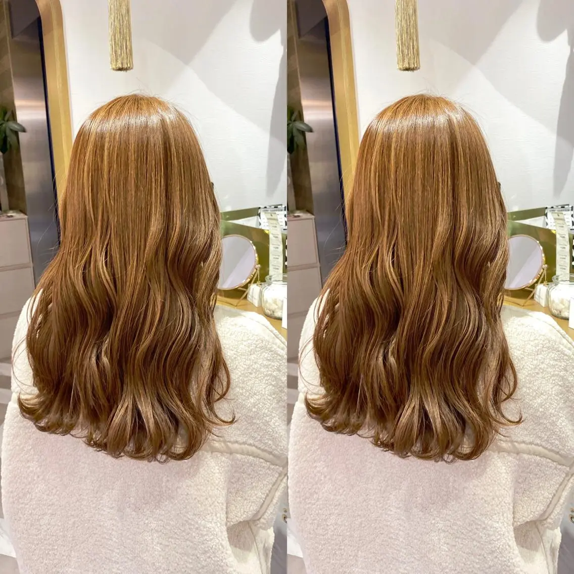 セミロング カット ヘアカラー トリートメント レイヤーカット /透明感カラー西田のヘアスタイル