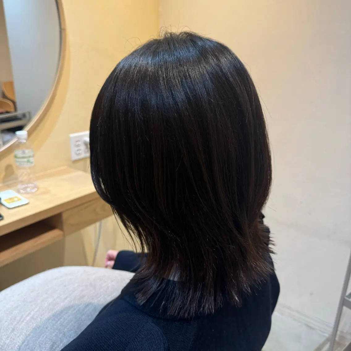 ミディアム くびれヘア 透明感カラー/ MIOのヘアスタイル
