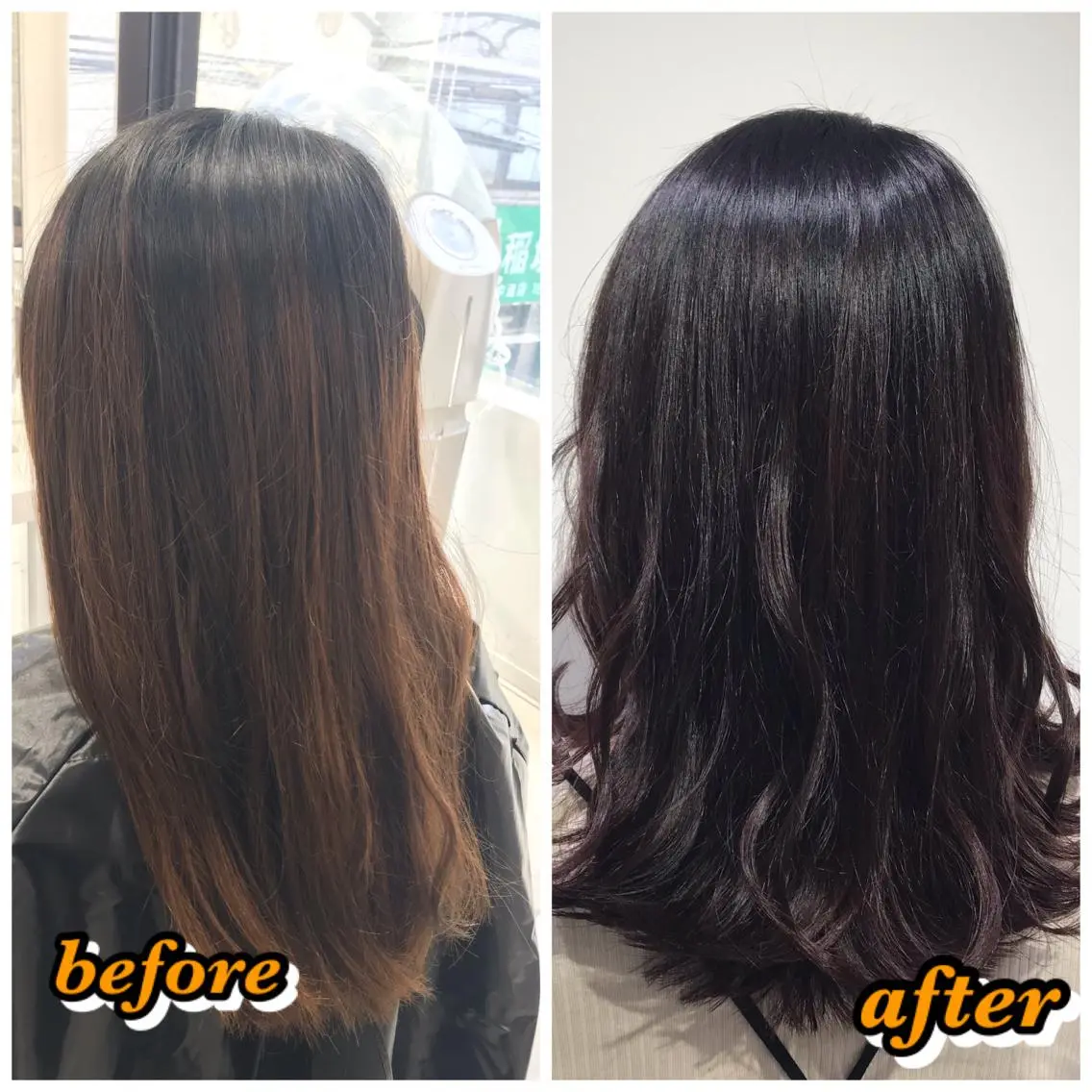 セミロング カラー 透明感カラー グレージュ ラベンダーカラー ラベンダーグレージュ ラベンダーグレー カット ヘアカラー 【暖色カラー特化】 中山由梨のヘアスタイル