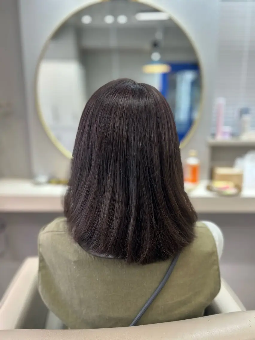 ミディアム ボブ カット 池田 太一のヘアスタイル