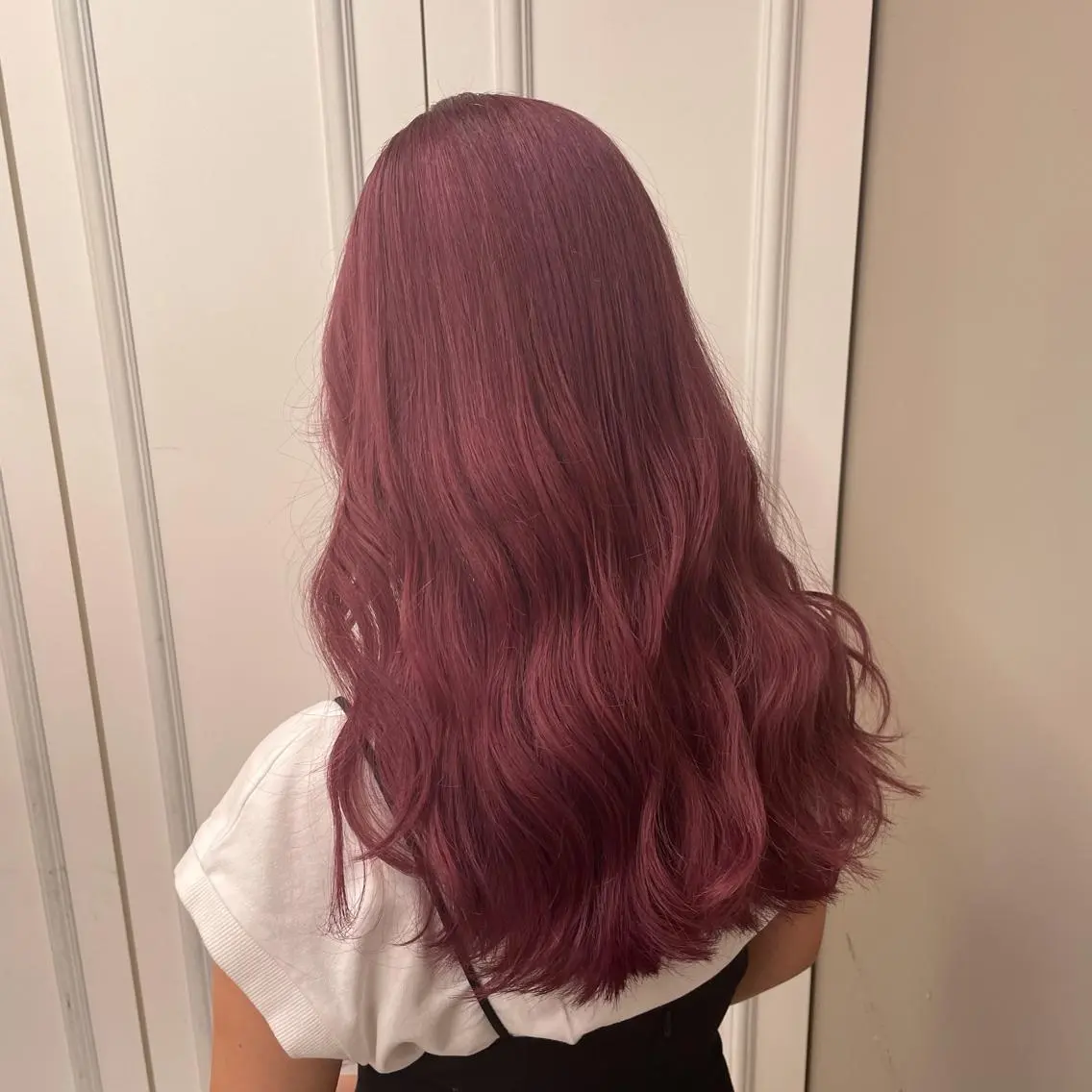 ロング カラー ヘアアレンジ ヘアカラー トリートメント ヘアセット ピンク・ベージュ🩰 カラー🫧とらのヘアスタイル