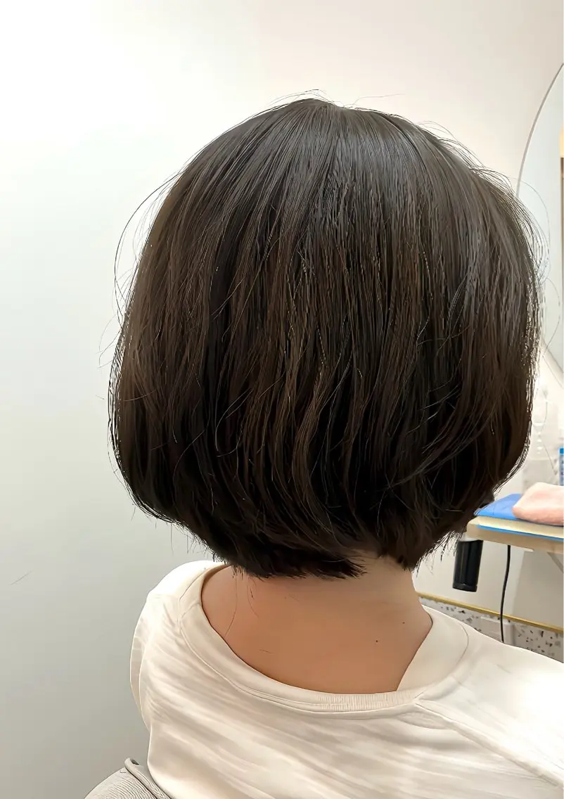 ミディアム ショートボブ ボブ ウルフ・ハイレイヤー 🌟ナカノ・ユウヤのヘアスタイル