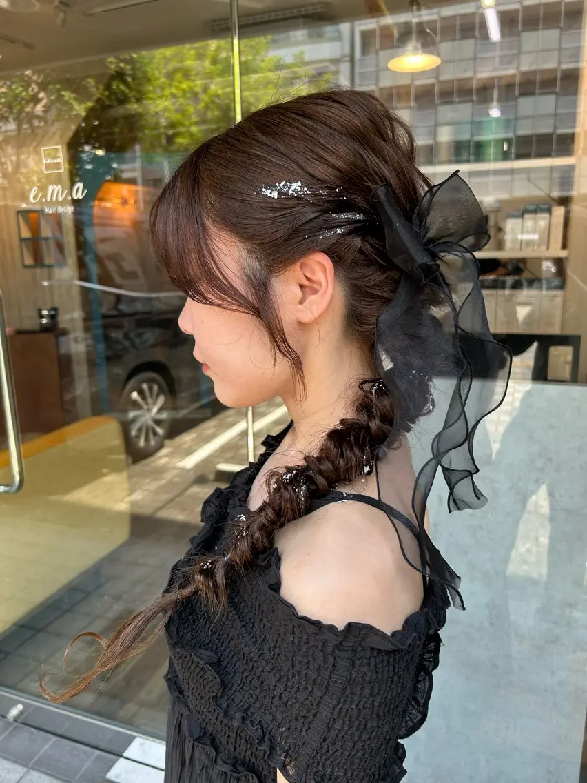 ロング ヘアアレンジ ヘアセット IMARI /のヘアスタイル