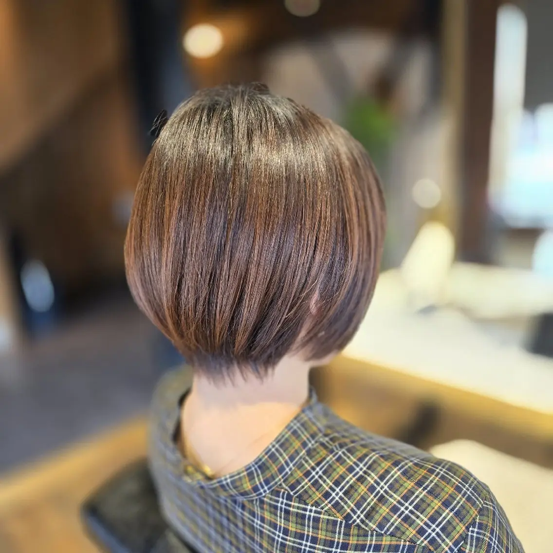 ショート ショートボブ 丸みショート ボブ ショートヘア シールエクステ🎀 ホシノ🕒ユウカのヘアスタイル