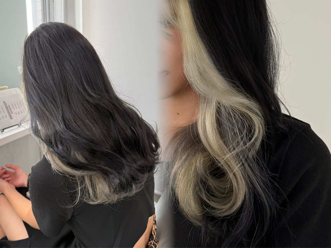 セミロング カット ヘアカラー トリートメント IROWどうもん店 /まゆなのヘアスタイル