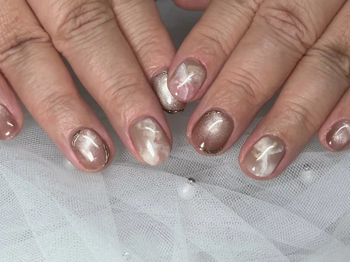 ネイル ハンドネイル なんば7nail YUZUHAのネイルデザイン