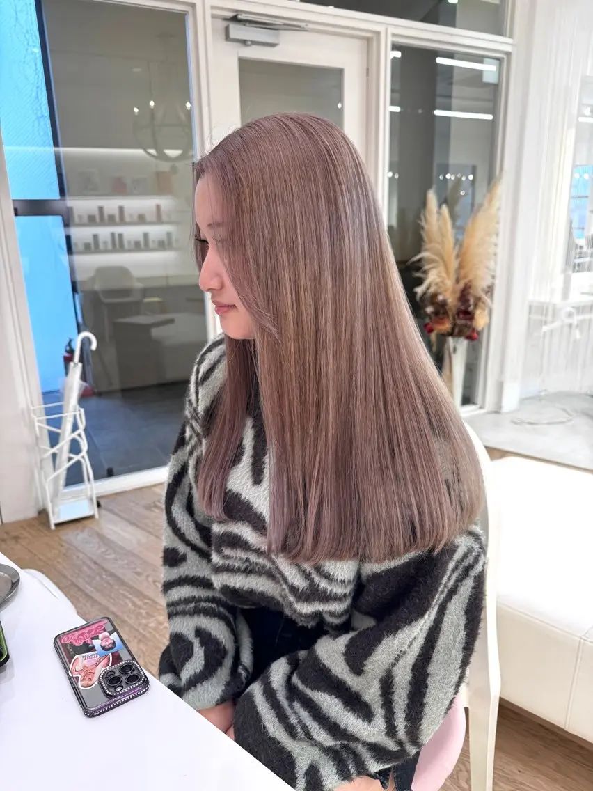 ロング カラー ヘアカラー ♡ParveMix NANO♡のヘアスタイル
