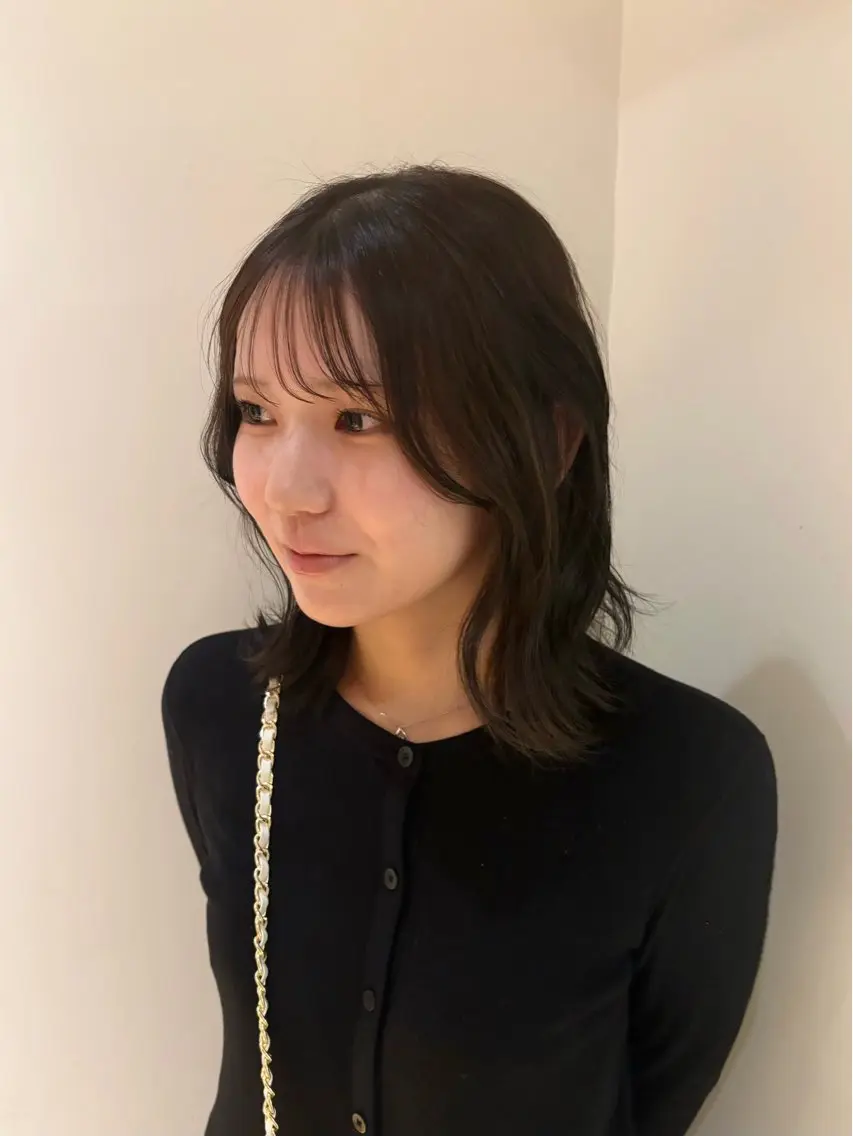 ミディアム カラー ブラウンカラー 透明感カラー オリーブブラウン ヘアカラー カラーモデル🧼/ りむのヘアスタイル