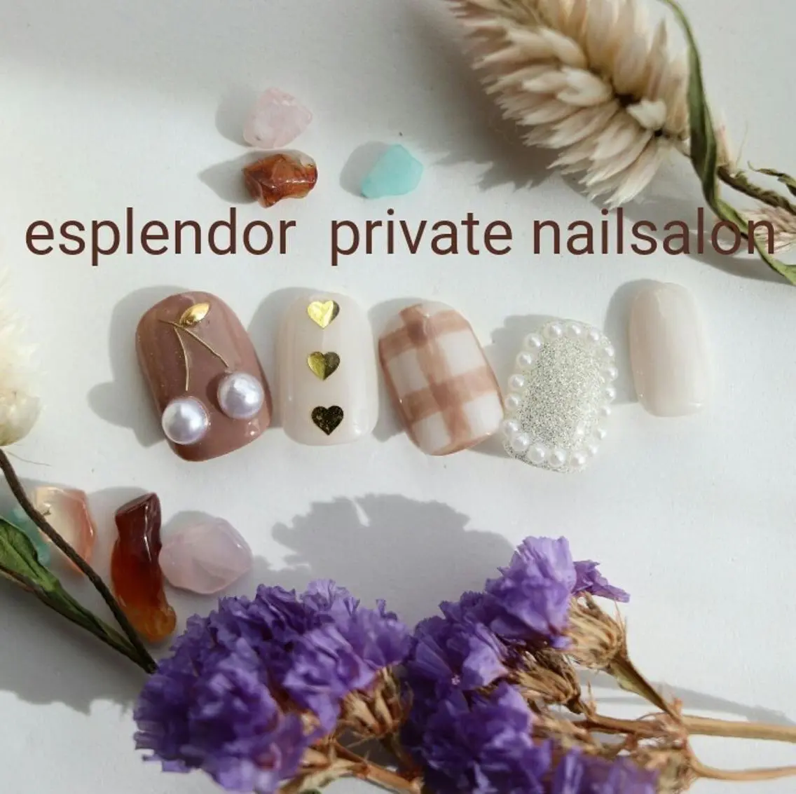 ネイル ハート esplendor  小野寺のネイルデザイン