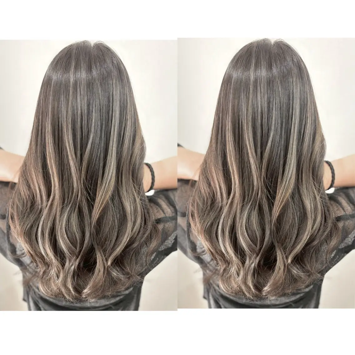 ロング カラー 切っぱなし💇‍♀️ イヤリング🎨龍之介のヘアスタイル