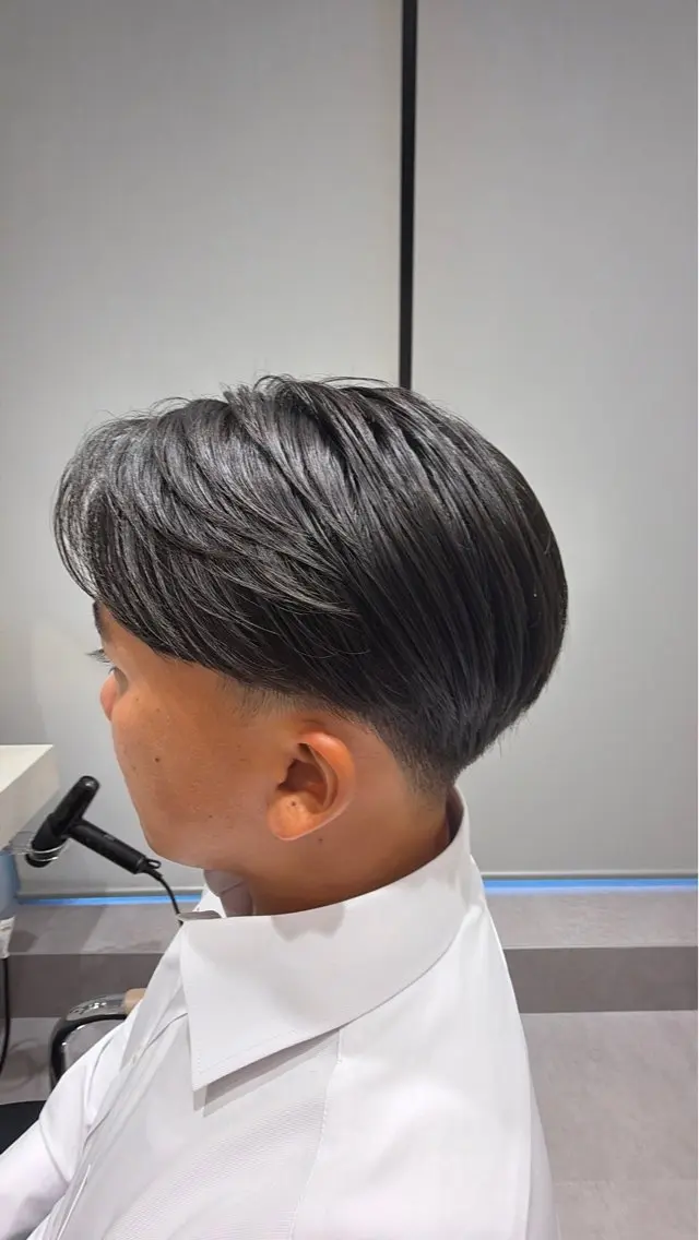 ミディアム メンズ カット パーマ ヘアセット 新宿メンズカット/ パーマ/岩田進一のヘアスタイル