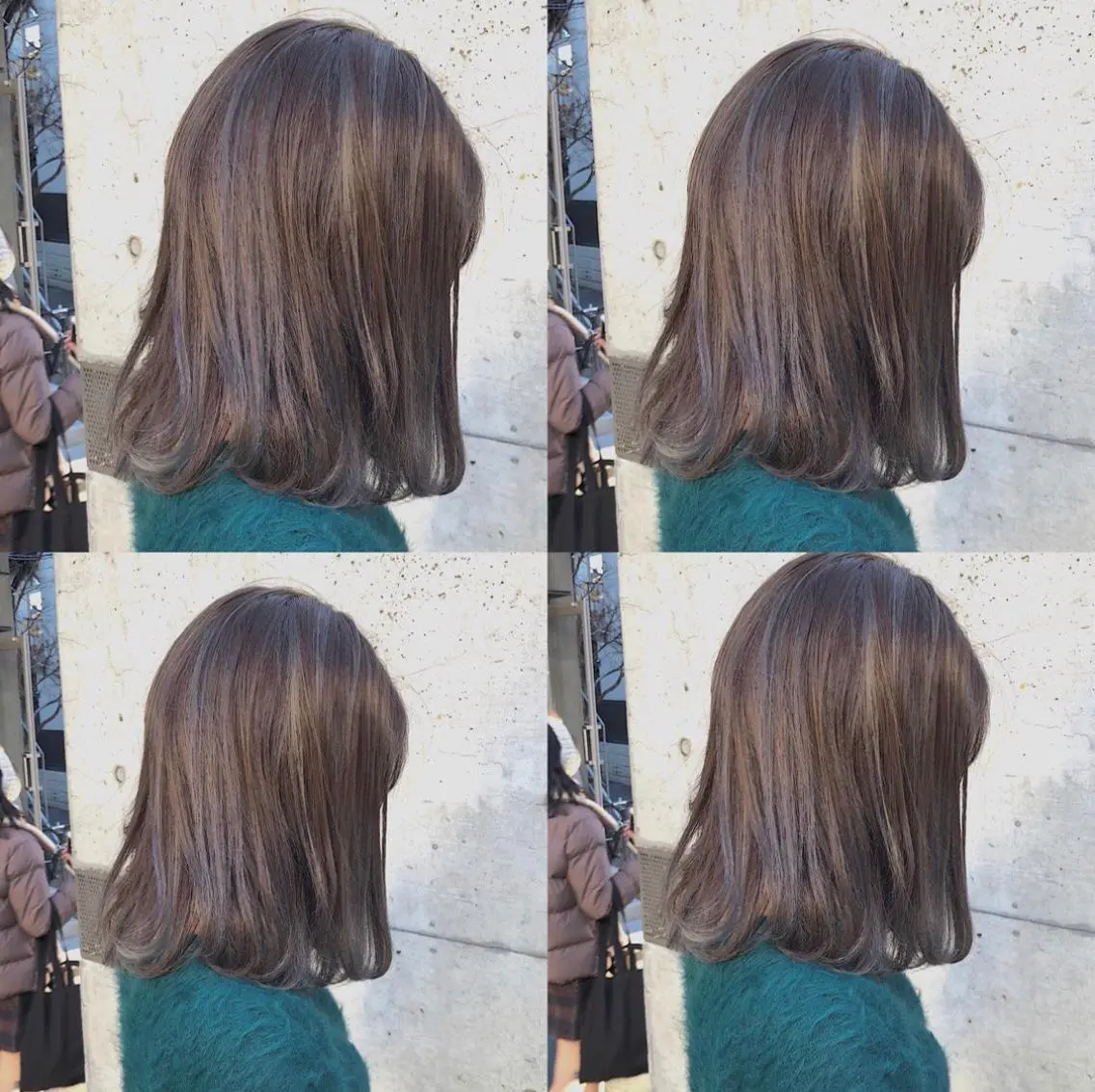 ミディアム カラー ヘアアレンジ ハイライトカラー ハイライト メンズスタイル ly本厚木のヘアスタイル