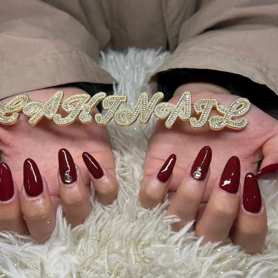 ネイル ボルドー Dia Nail AKIのネイルデザイン