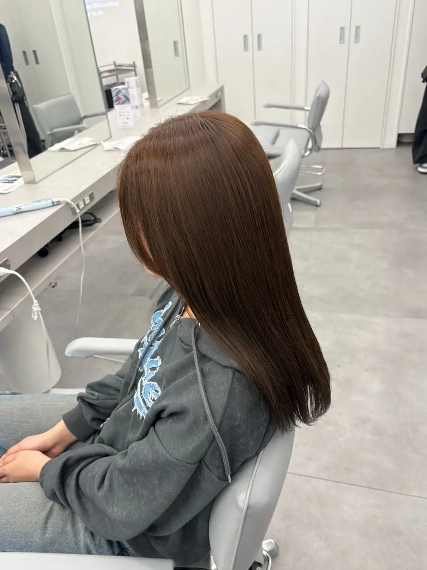 ロング カラー カット ヘアカラー 🍀透明感ナチュラル カラー🍀じゅんのヘアスタイル