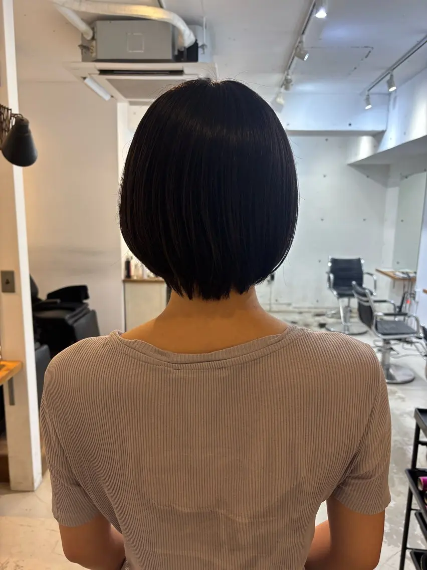ショート ショートボブ ボブ ショートヘア 長沼 咲輝のヘアスタイル