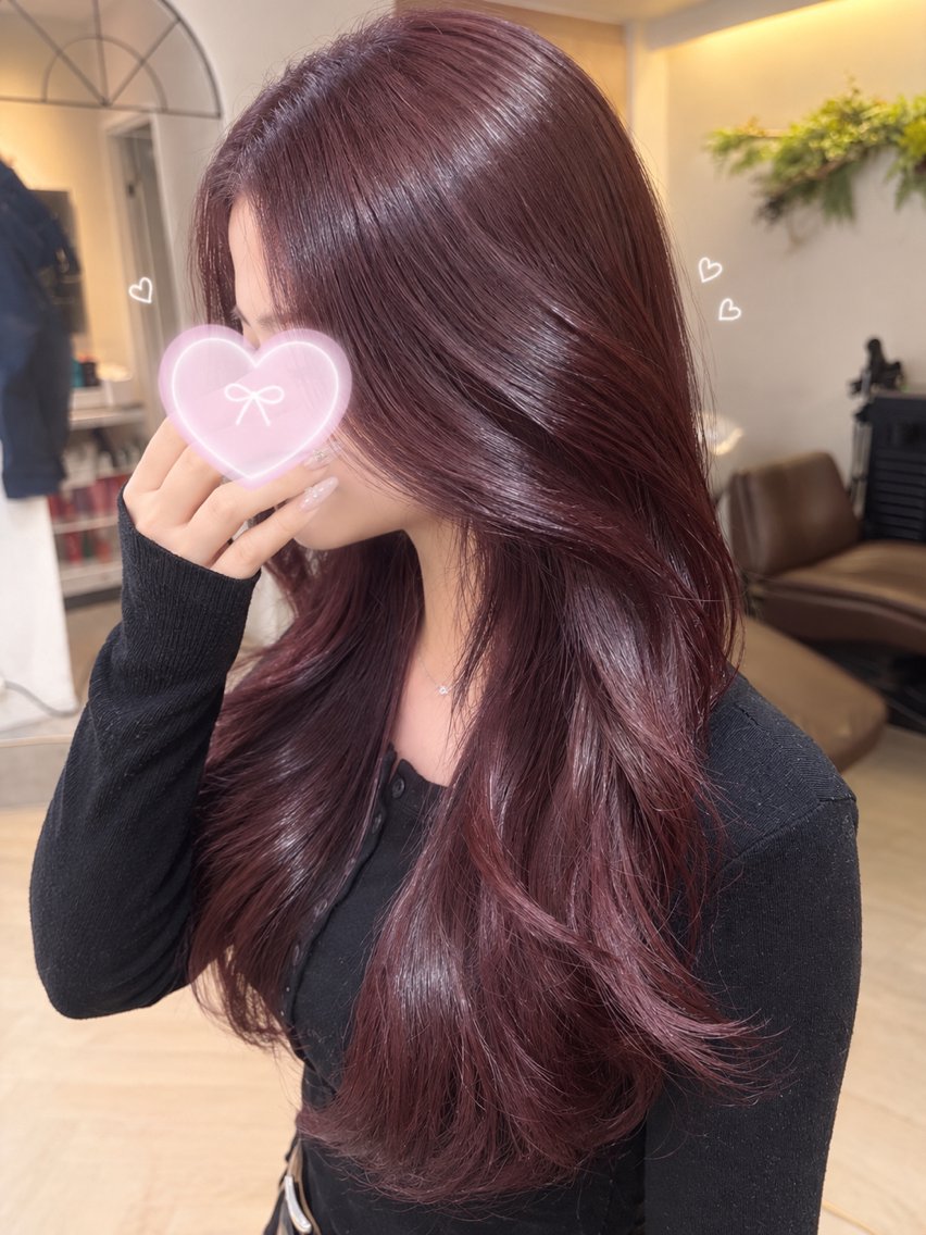 ロング カラー ヘアアレンジ maison ema 🌸Nodokaのヘアスタイル