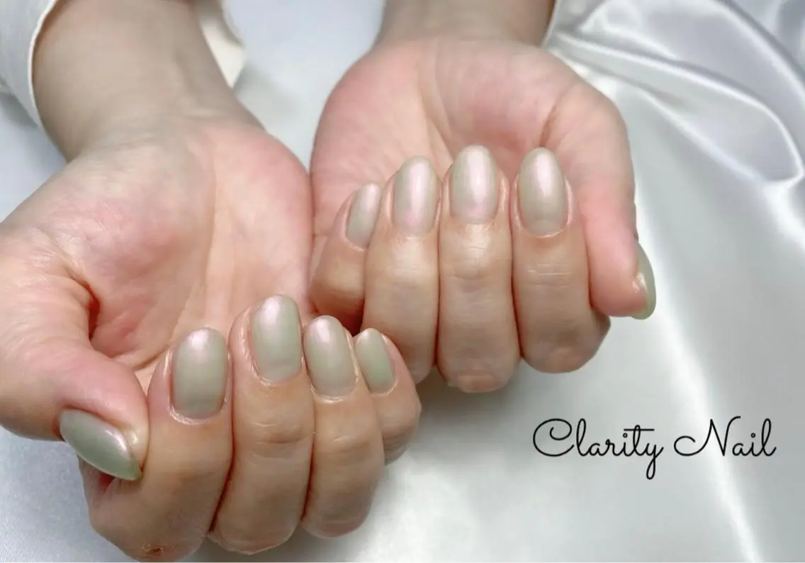 ネイル ワンカラーネイル ハンドネイル Clarity Nailのネイルデザイン