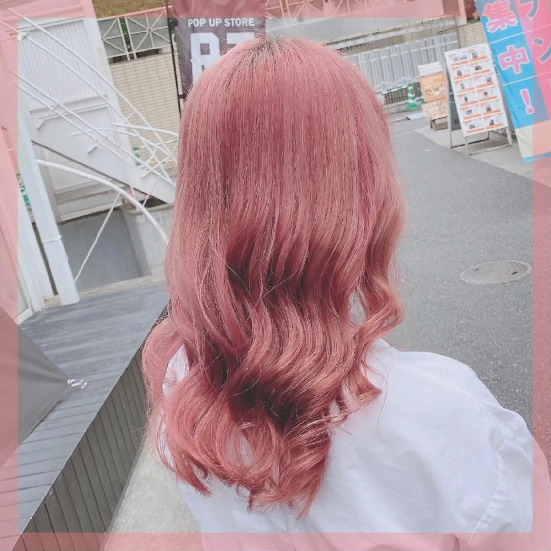 セミロング カラー ヘアアレンジ メンズ マツエク・マツパ ブリーチの髪様 MASATOのヘアスタイル