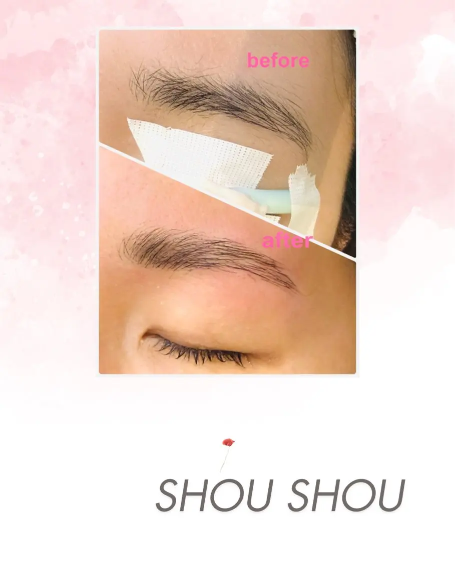 アイブロウ ワックス脱毛 眉カット その他(アイブロウ) 𓇼.⋆ 𓆉 ˖* shou shouのマツエク・マツパデザイン