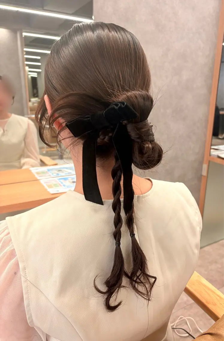 ヘアアレンジ つちだ ゆうひのヘアスタイル