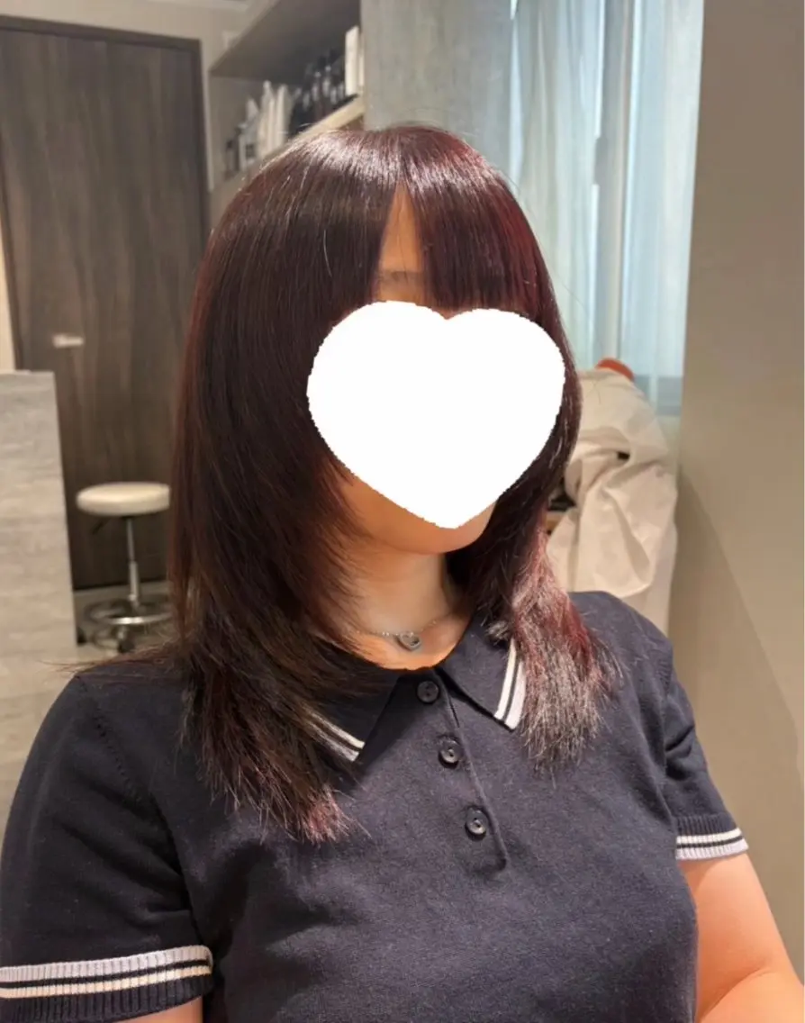 ミディアム ハッシュカット ヘアカラー 髪質改善/ヘアエステ /艶髪✨shiyuのヘアスタイル