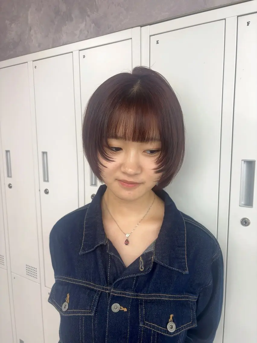 ショート カラー ヘアカラー Riko🐰💗/ モテ艶髪《本厚木》のヘアスタイル