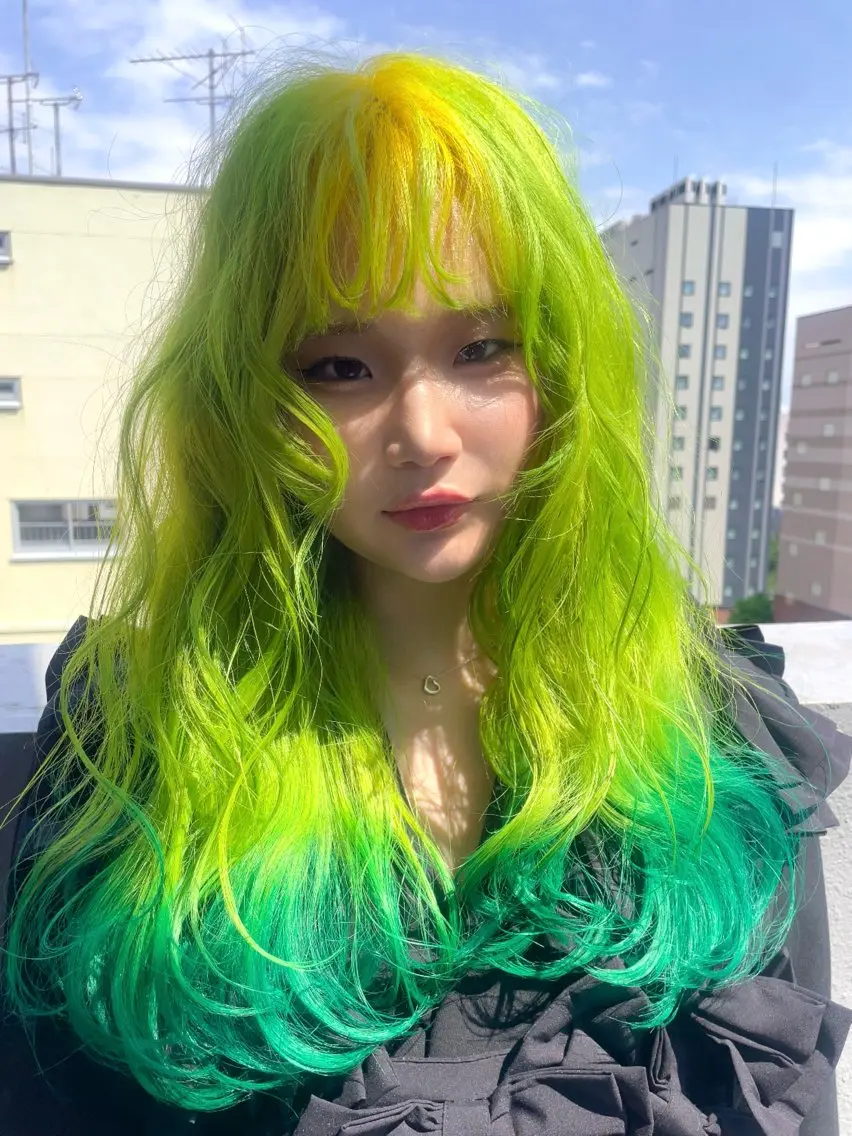 ロング カラー ヘアアレンジ ヘアカラー トリートメント 透明感カラー/推しカ ラー☁️JURAのヘアスタイル