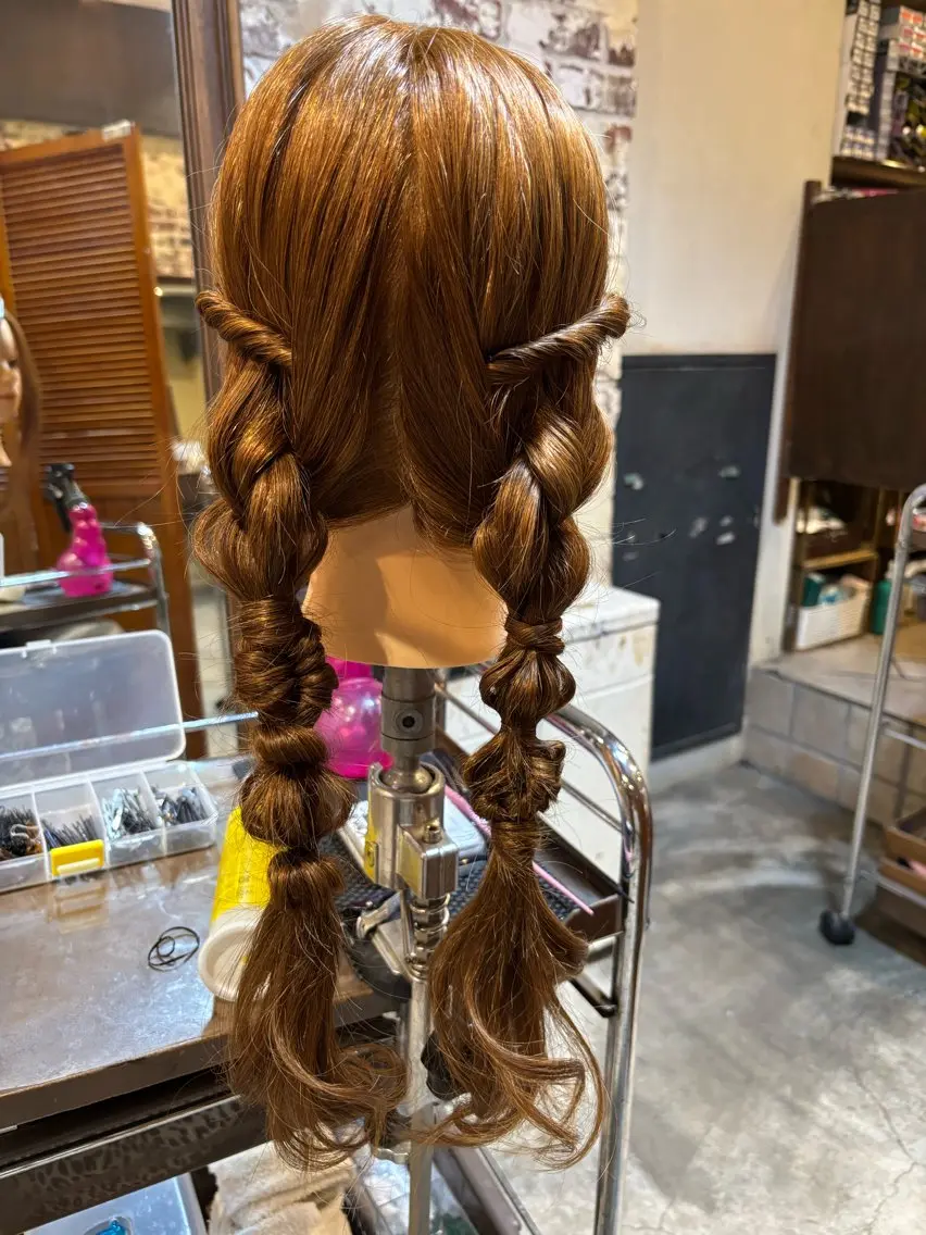 ロング ヘアアレンジ 結婚式・ブライダル ヘアセット 七井 香奈 (なないかな)のヘアスタイル