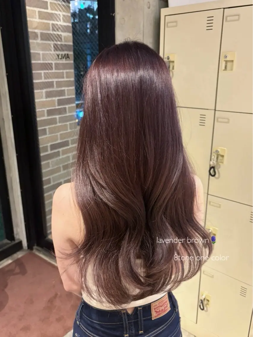 ロング カラー ロング 上岡 みゆうのヘアスタイル