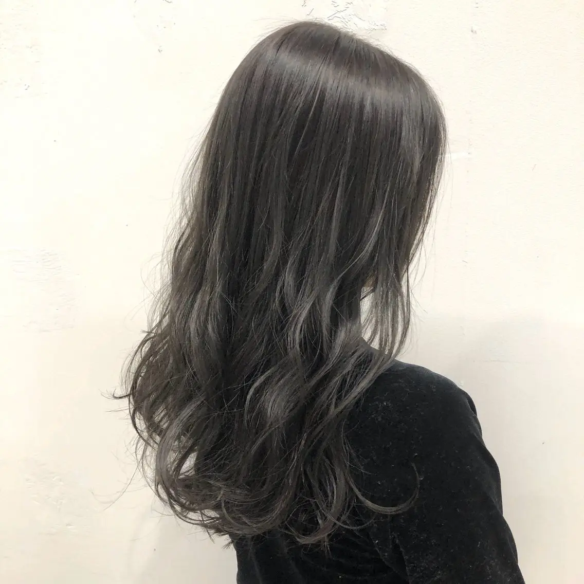 ロング カラー カット ヘアカラー トリートメント 💖ブリーチなし透明 感💖ASAHIのヘアスタイル