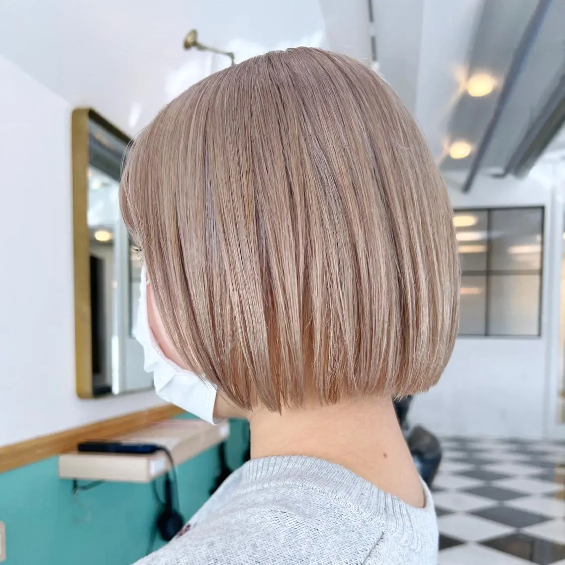 🌿ブリーチ1回🌿ケアブリーチ+カラー✨+ウォータートリートメントの写真
