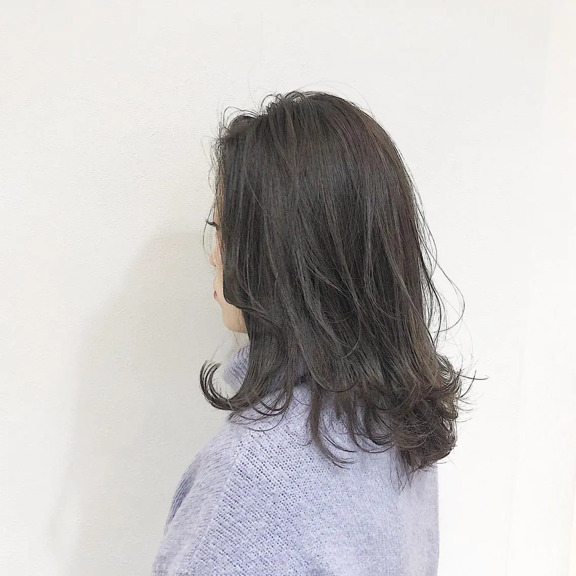 ミディアム カラー カラーモデル募集中 美容室ハピスのヘアスタイル