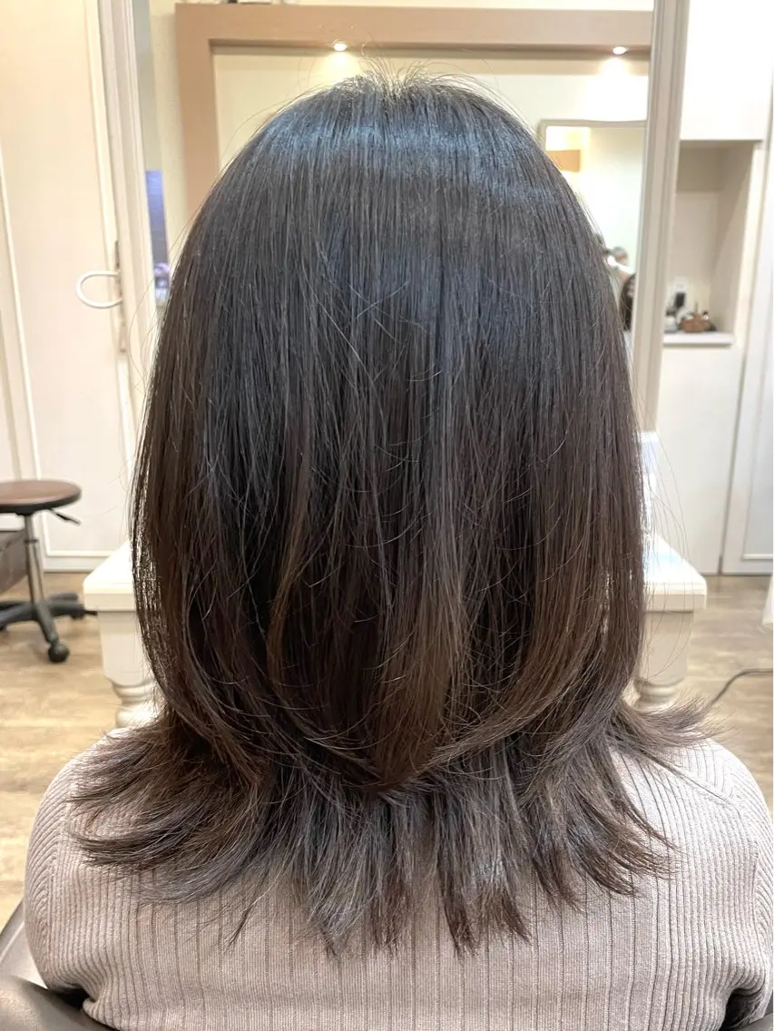 ミディアム カット トリートメント メンズパーマ🌀/ 中村郁未のヘアスタイル