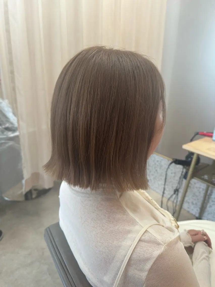 ショート カット ヘアカラー トリートメント 艶髪カラー😊 西久保光✂️のヘアスタイル