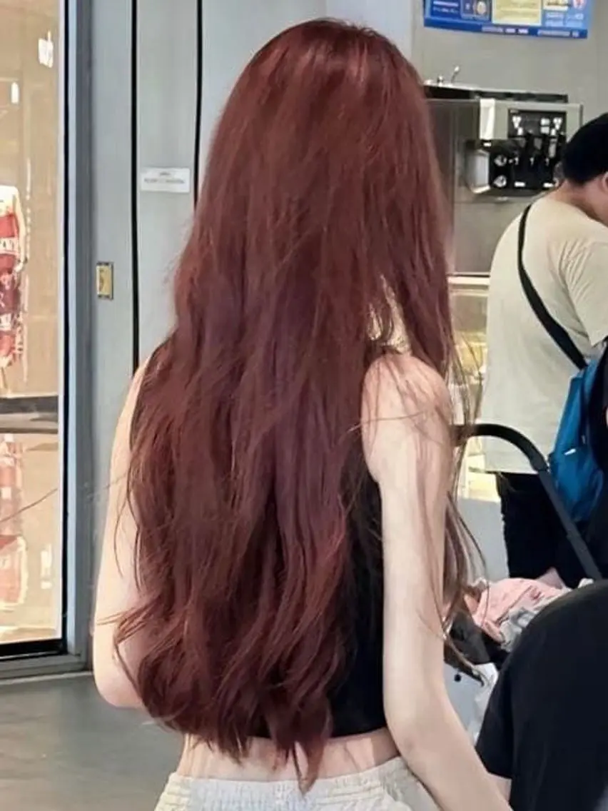 ロング カラー カット ヘアカラー トリートメント ヘッドスパ 艶モテ•韓国スタイル 🤍りんのヘアスタイル