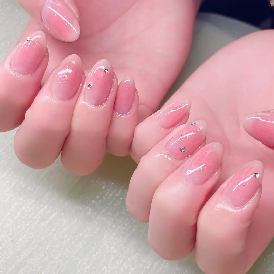 ネイル ストーンネイル ハンドネイル Nailist suzuのネイルデザイン