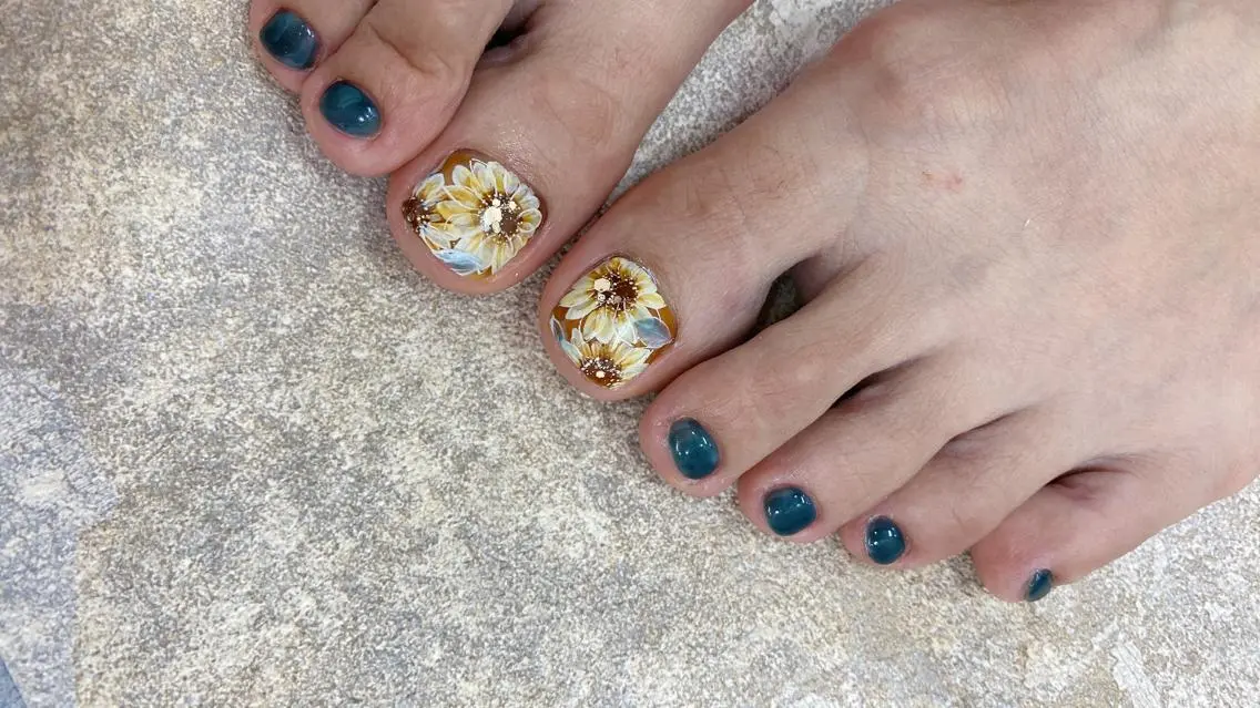 ネイル フットネイル nailsalon ∞ ﾐｶﾅﾙ ∞のネイルデザイン