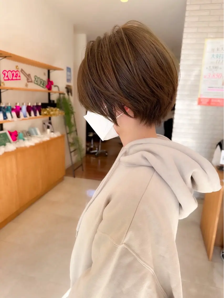 ショート 上田 皇明のヘアスタイル