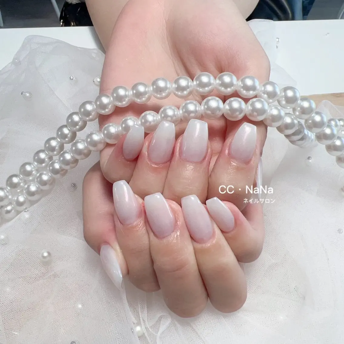 ネイル スカルプネイル ハンドネイル 💎CC・NaNa 韓国風ネイル🌙Cのネイルデザイン